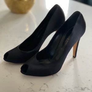 Bally Satin peep toe Evening shoe